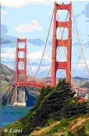 ゴールデンゲートブリッジ(全長2737ﾒｰﾄﾙ)