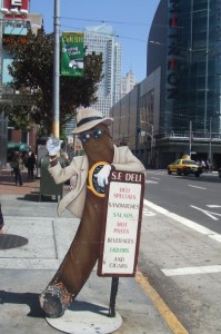 レストランの宣伝写真（たばこを吸えるところもある）