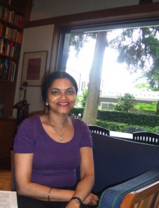 ノルウェイ大使館でアニータ・プラタップ(Anita Pratap)さん