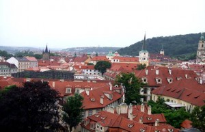プラハ城から街を臨む