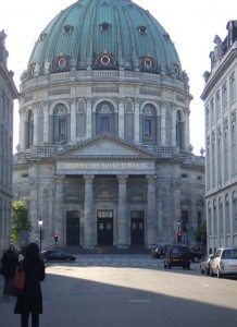 王宮からカセッドラルを見る（コペンハーゲン）