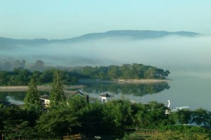 ホテル6Fより（同行の滝澤祥さん写す）