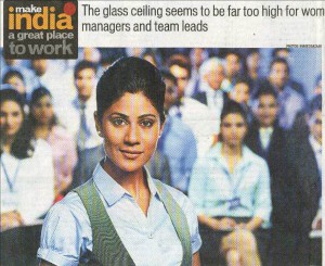 Indian firms yet to value women／Hindustan Times 2012,3,6より