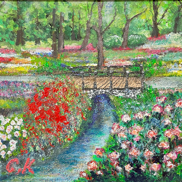 「春の公園」F10号