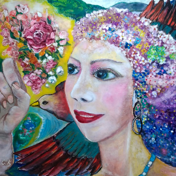 「あじさい娘の勝利」100号