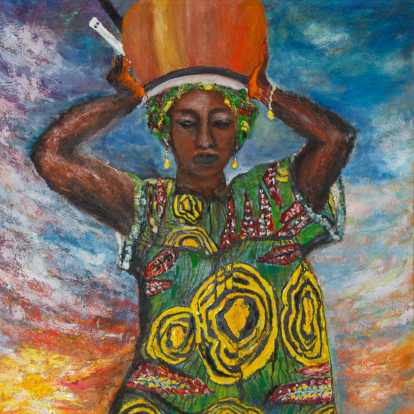 「夜明け」F50号