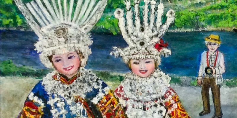 雲南省 ミャオ族 - 成人の日の娘たち